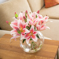 Tiger Lily Arrangement - Pink - Image 3