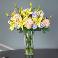 Peony & Snowball Arrangement - Mixed - Image 3