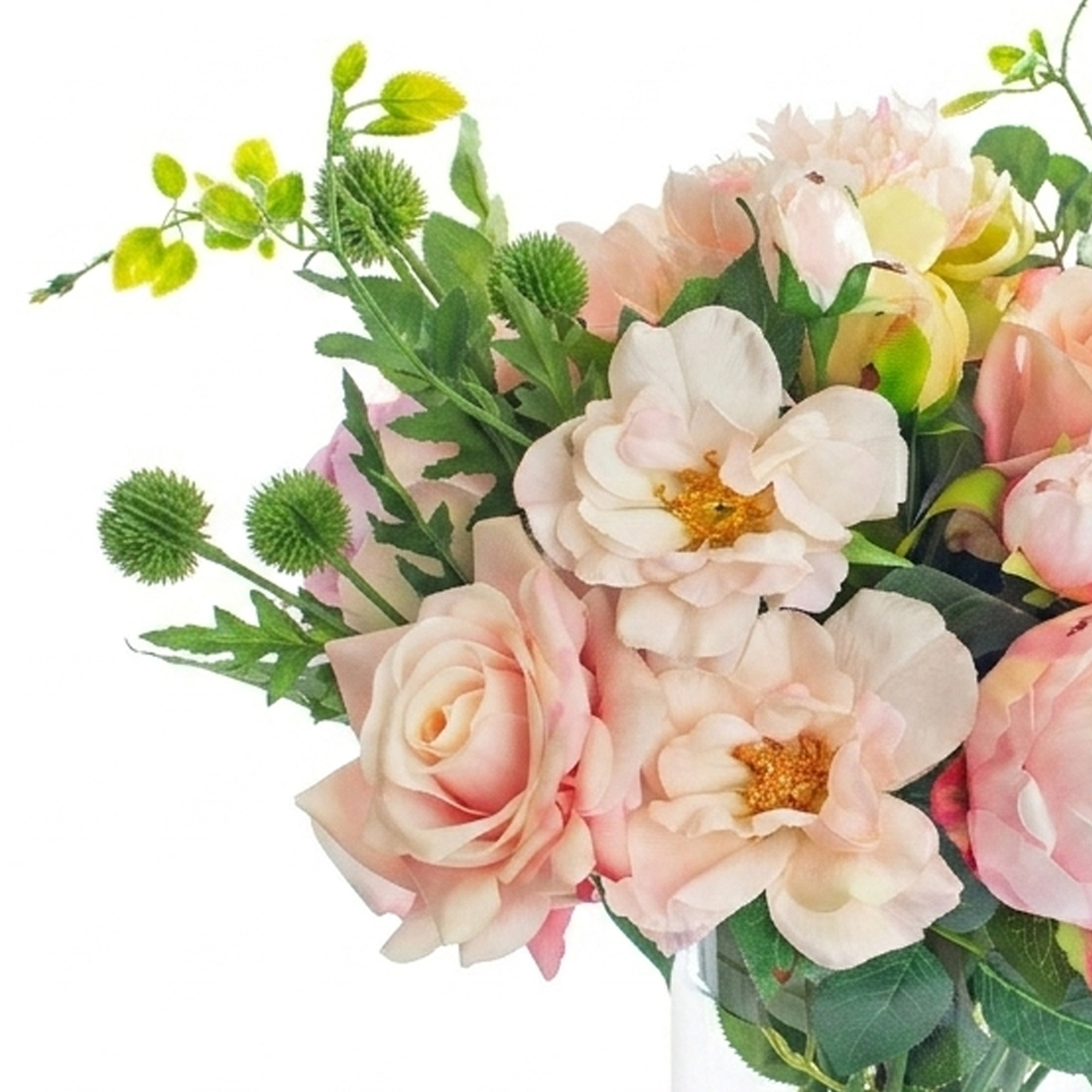Mixed Pink Rose & Peony Arrangement