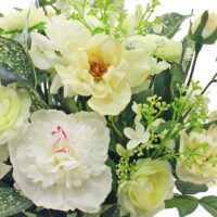 Mixed Cream Rose & Peony Arrangement - Image 2