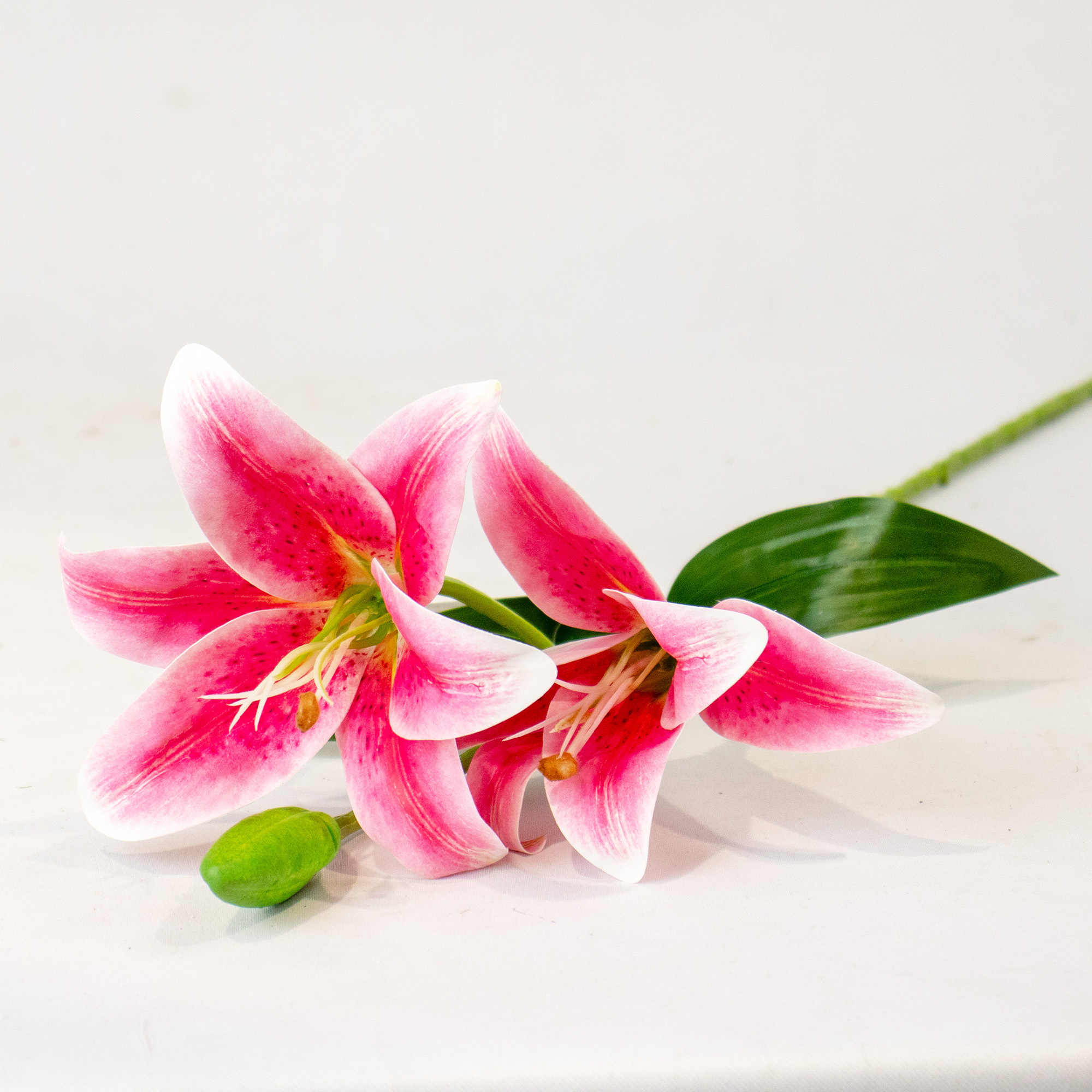 Pink Tiger Lily Spray 63CM