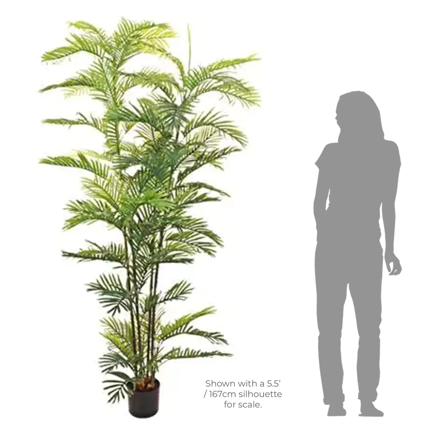 Areca Palm Artificial Tree Potted Large 2.0M - Image 4