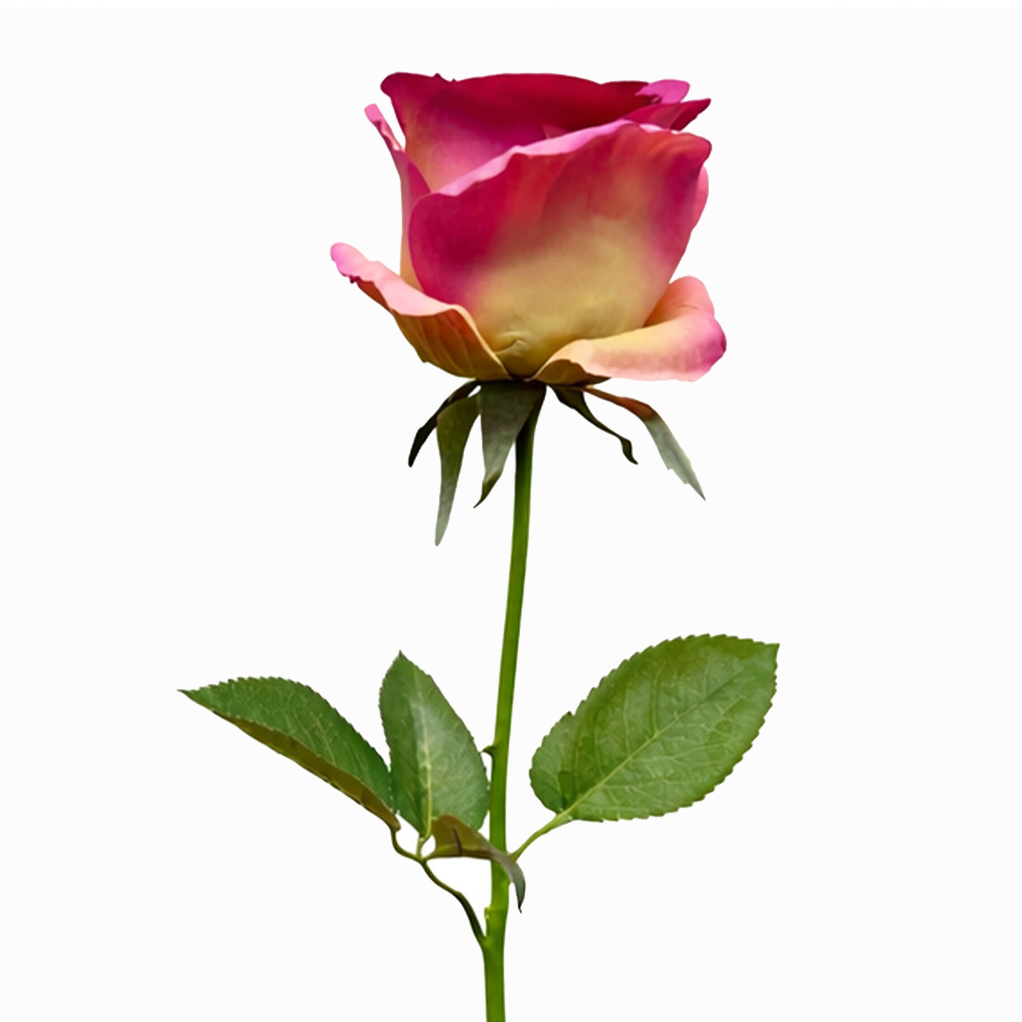 FUCHSIA ROSE STEM 69CM