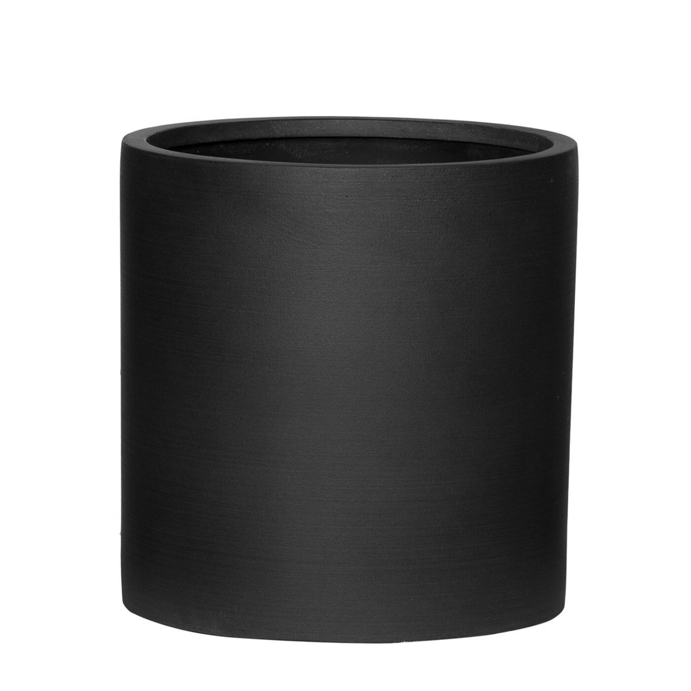 Medium Black Fibresand Rounded Planter