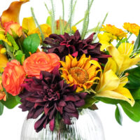 Dahlia & Sunflower Arrangement - Mixed - zoom
