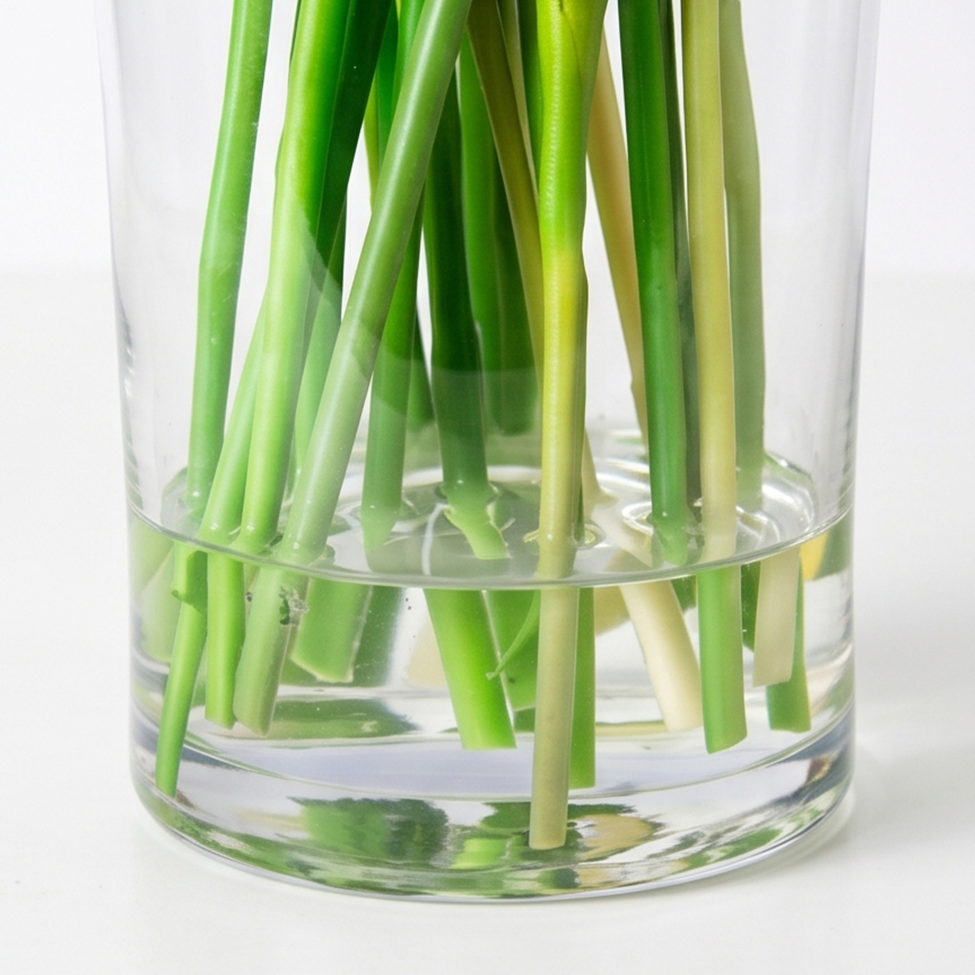Large Multicolour Tulip Arrangement In Glass Jar Vase - Image 2