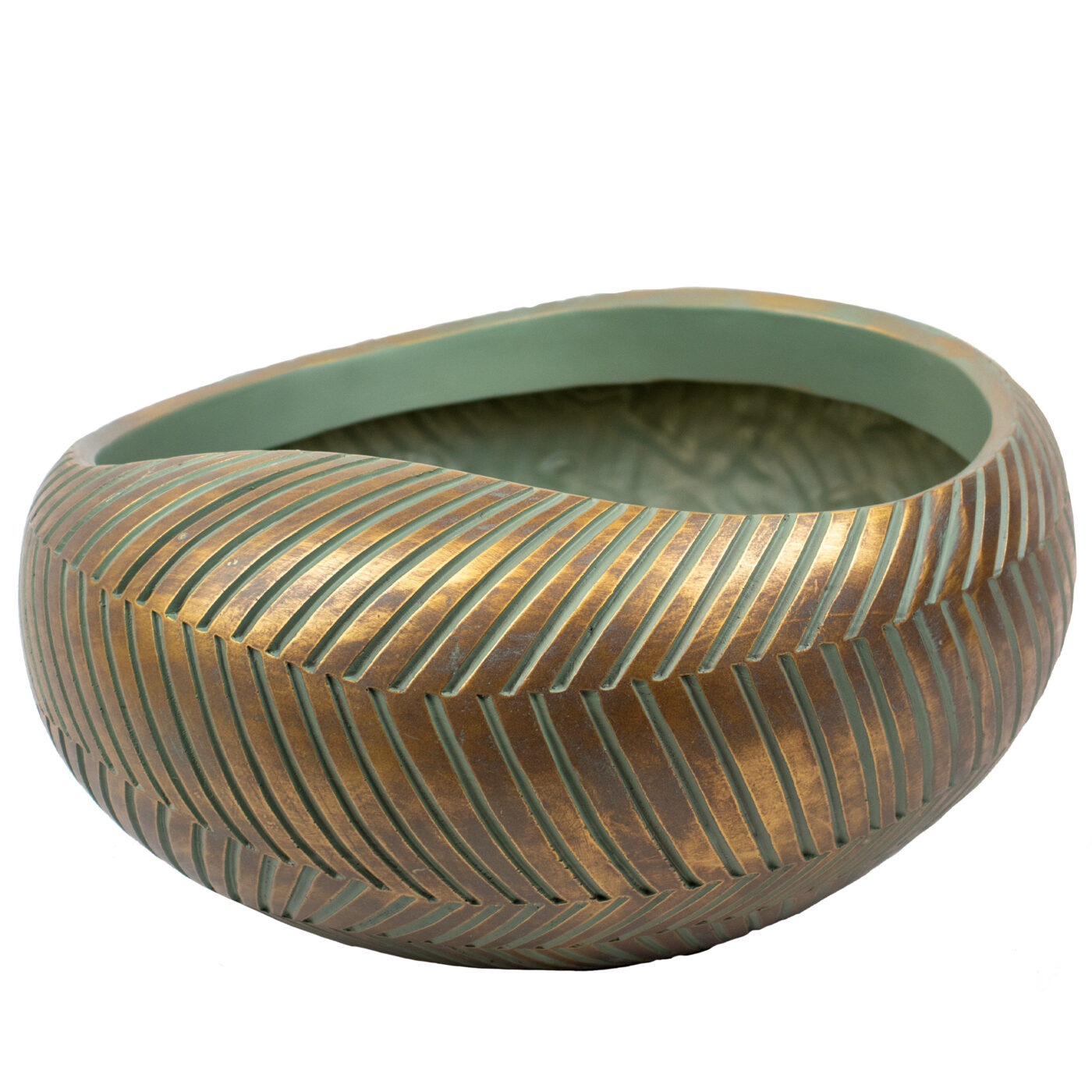 POLYRESIN INDOOR POT 38.5X38.5X20.5CM