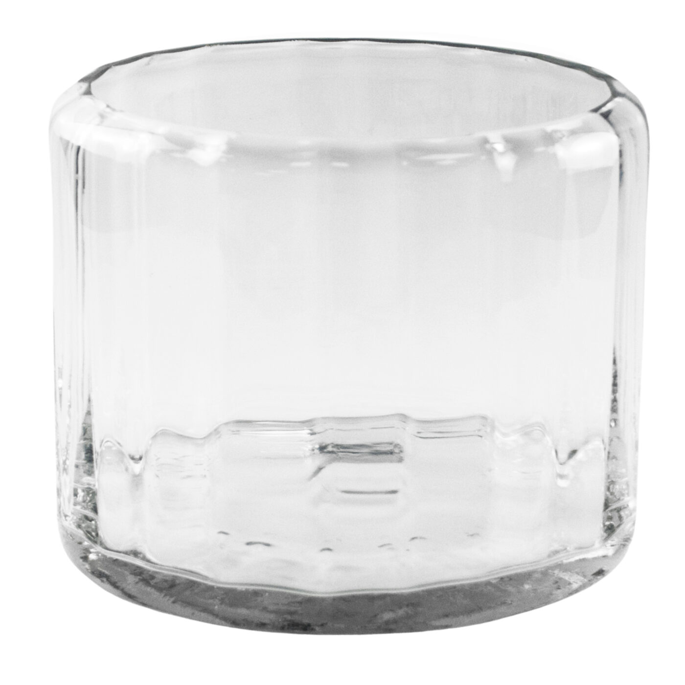 Rounded Cylindrical Clear Glass Vase V/YL18/18/14