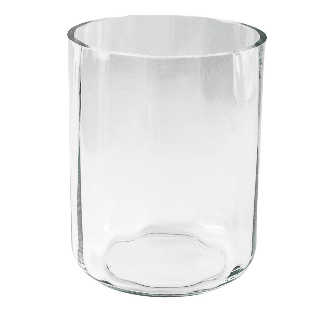Rounded Cylindrical Clear Glass Vase V/CYLT9/14/18