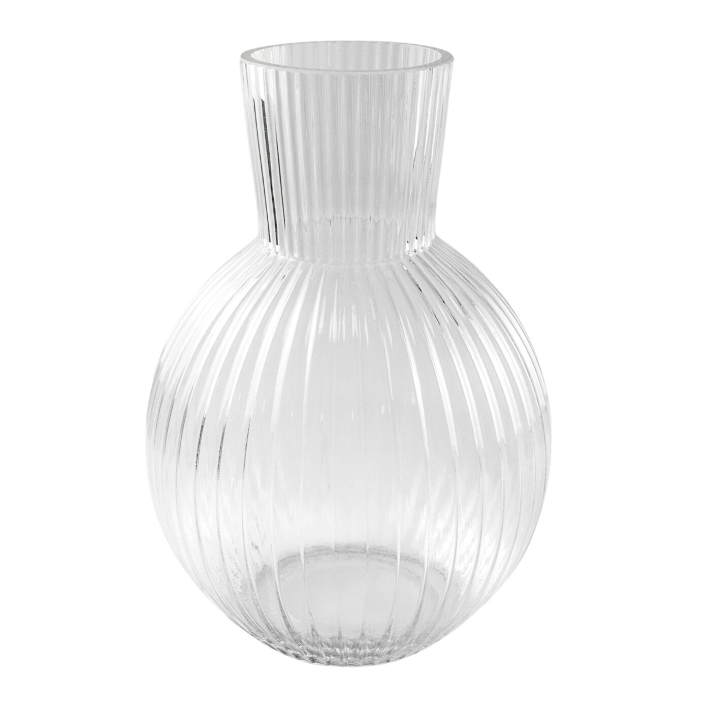 Ribbed Bouquet Glass Vase V/DECJR10/20/28