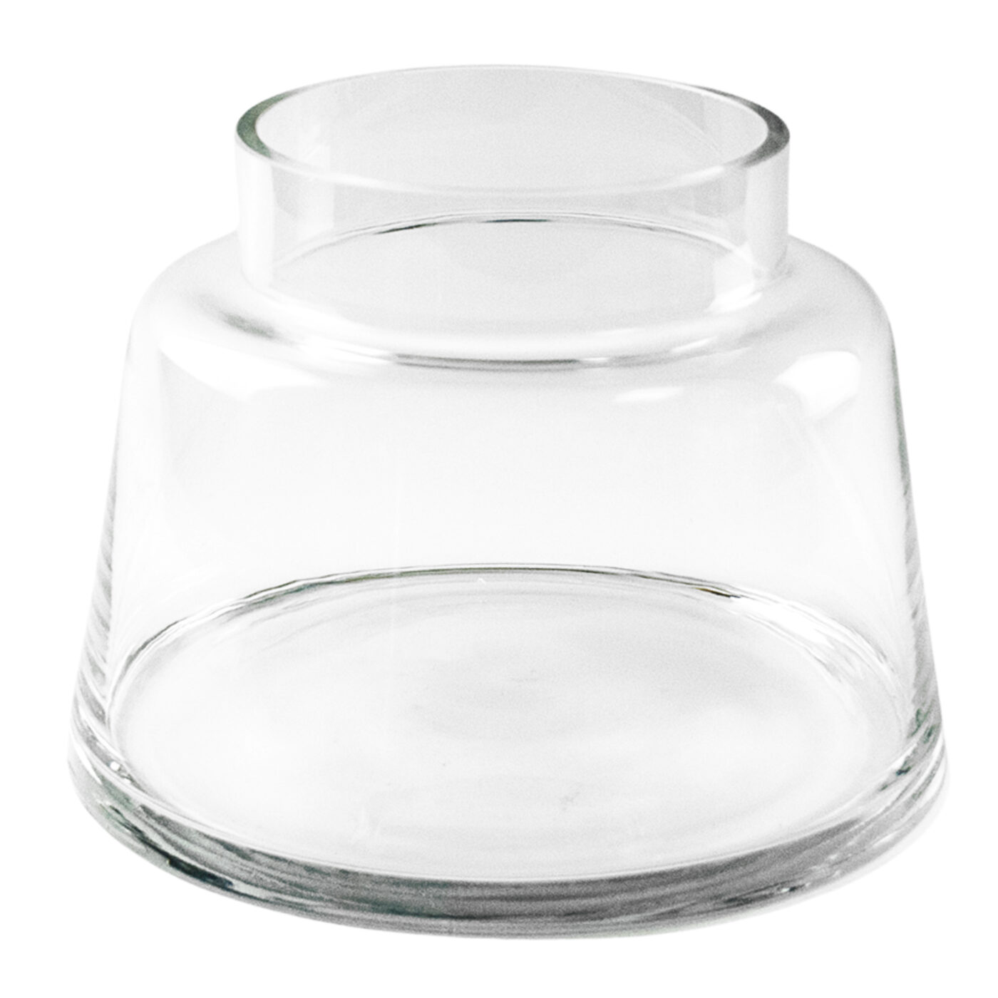 Clear Jar Glass Vase V/JAR10/17/12