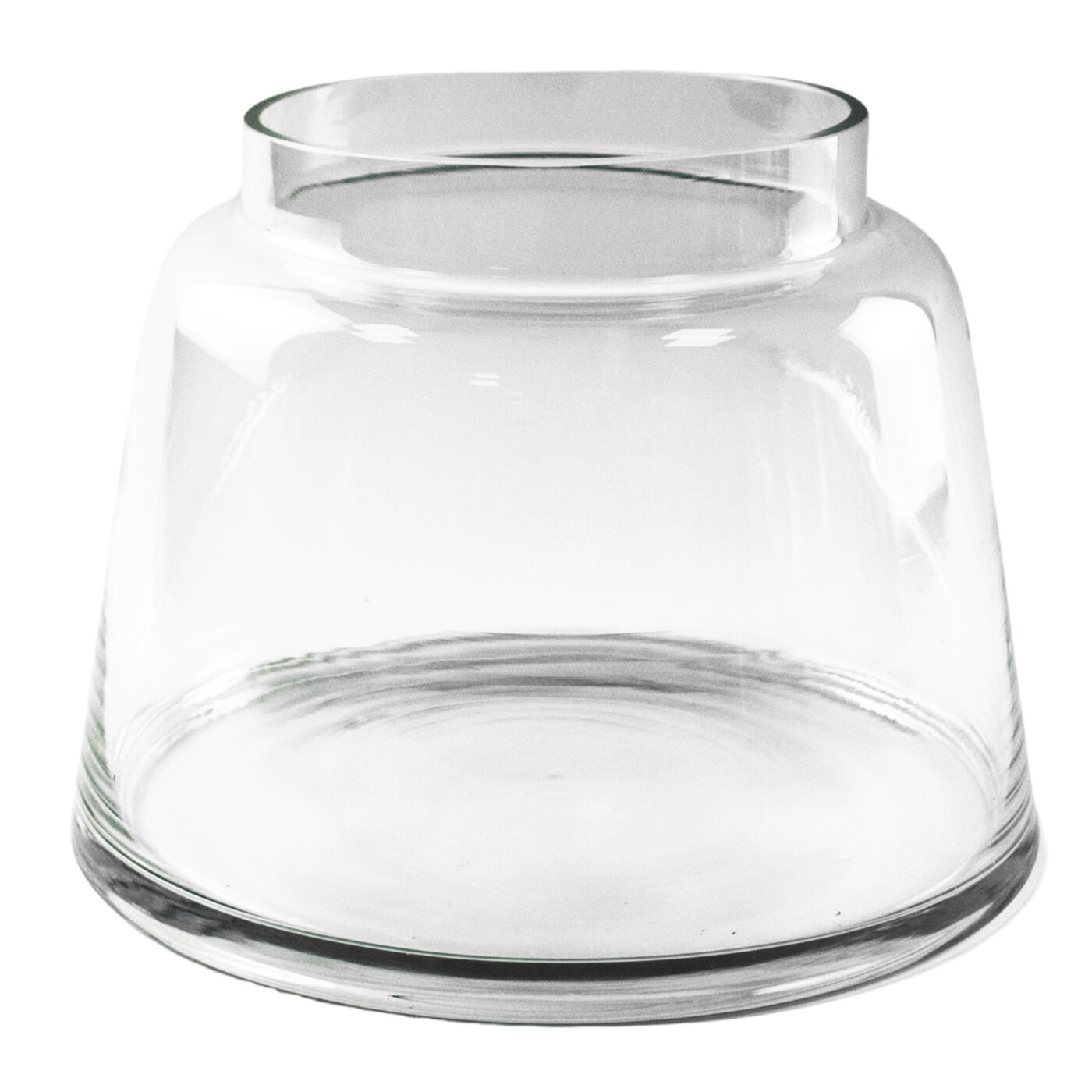 Clear Jar Glass Vase V/JAR13/22/16