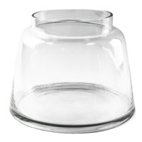 Clear Jar Glass Vase V/JAR13/22/16