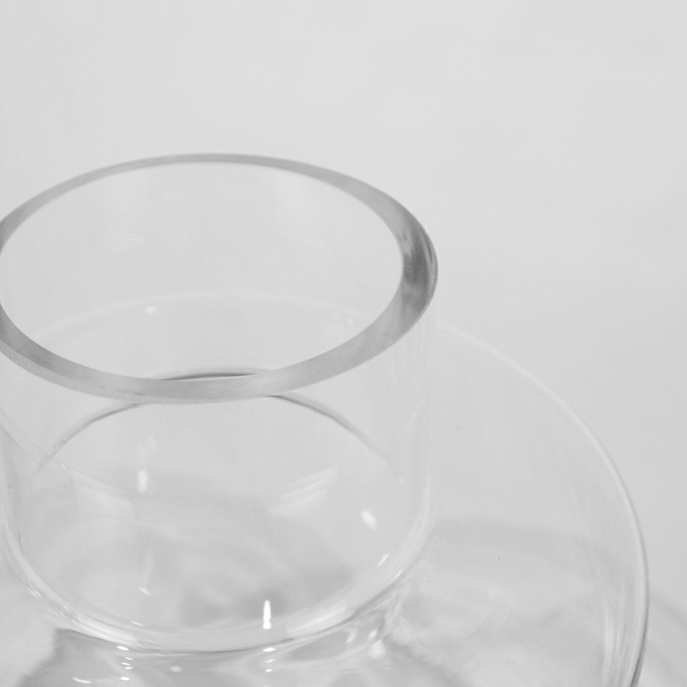 JAR GLASS VASE 7 X 15 X 15H