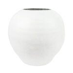 P/CAESAR White Fibreglass Pot Planter