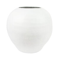 P/CAESAR White Fibreglass Pot Planter