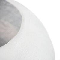 P/CAESAR White Fibreglass Pot Planter