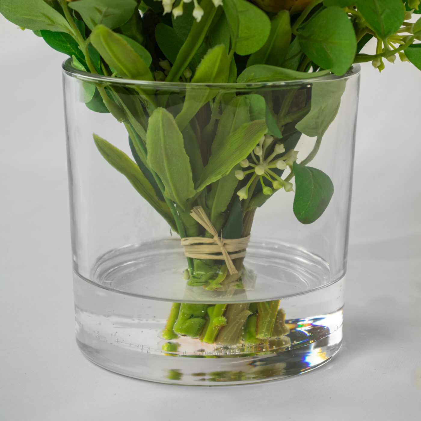 PROTEA OLIVE GREEN WITH LEUCOSPERM SPRAY IN 12CM VASE - Image 2
