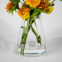 Gold Sunflower and Ranunculus flower arrangement