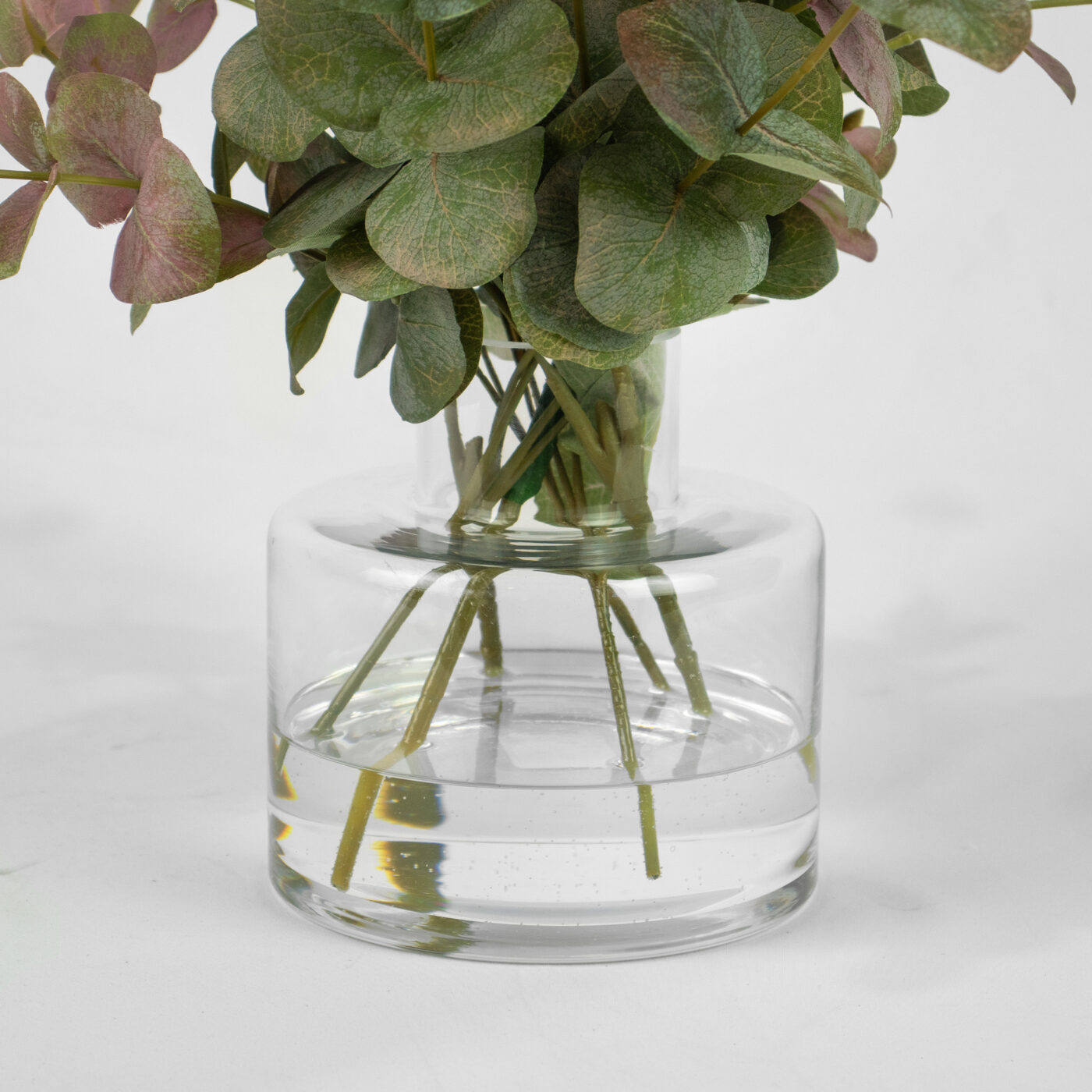 EUCALYPTUS LEAVES IN SMALL JAR VASE