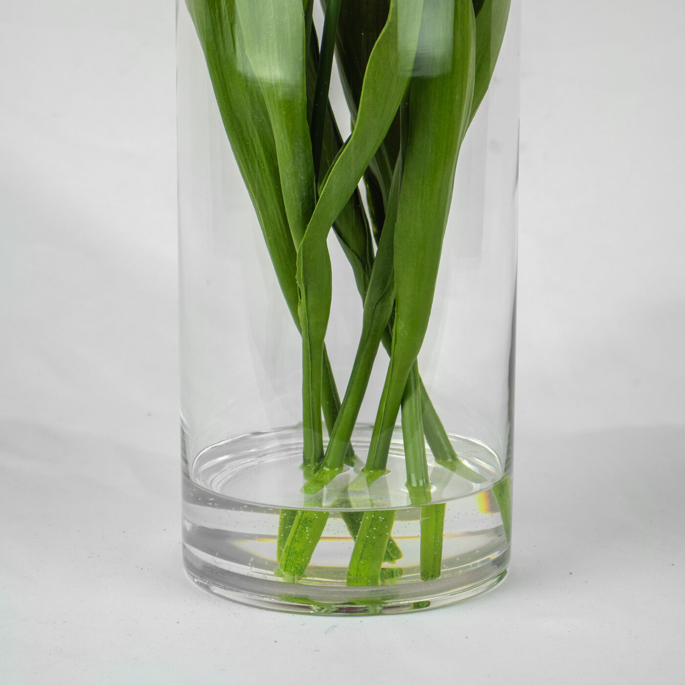 TULIPS PINK IN 40CM CYLINDER VASE