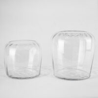BARREL GLASS VASE 16 X 22 X 21H - Image 2