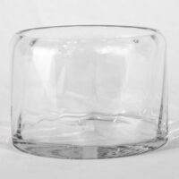 ROUNDED CYLINDER GLASS VASE 12 X 12 X 9H - Image 2