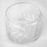 ROUNDED CYLINDER GLASS VASE 12 X 12 X 9H - Image 3
