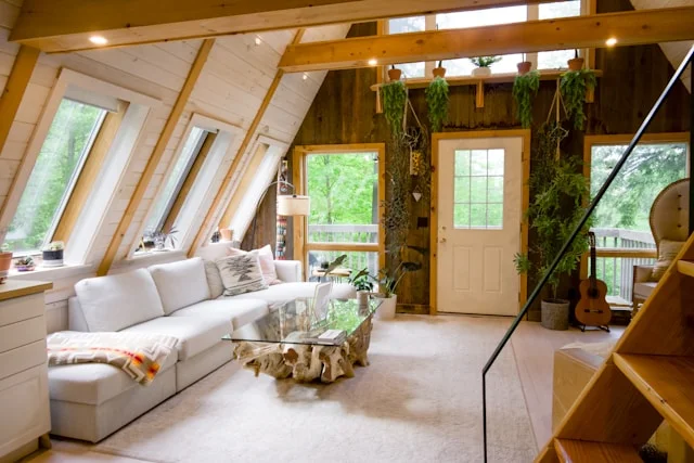 make your small space feel bigger with greenery