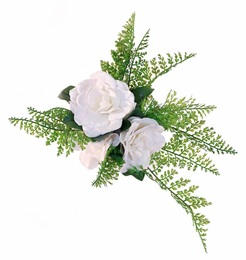 White Magnolia and Fern floral bundle 