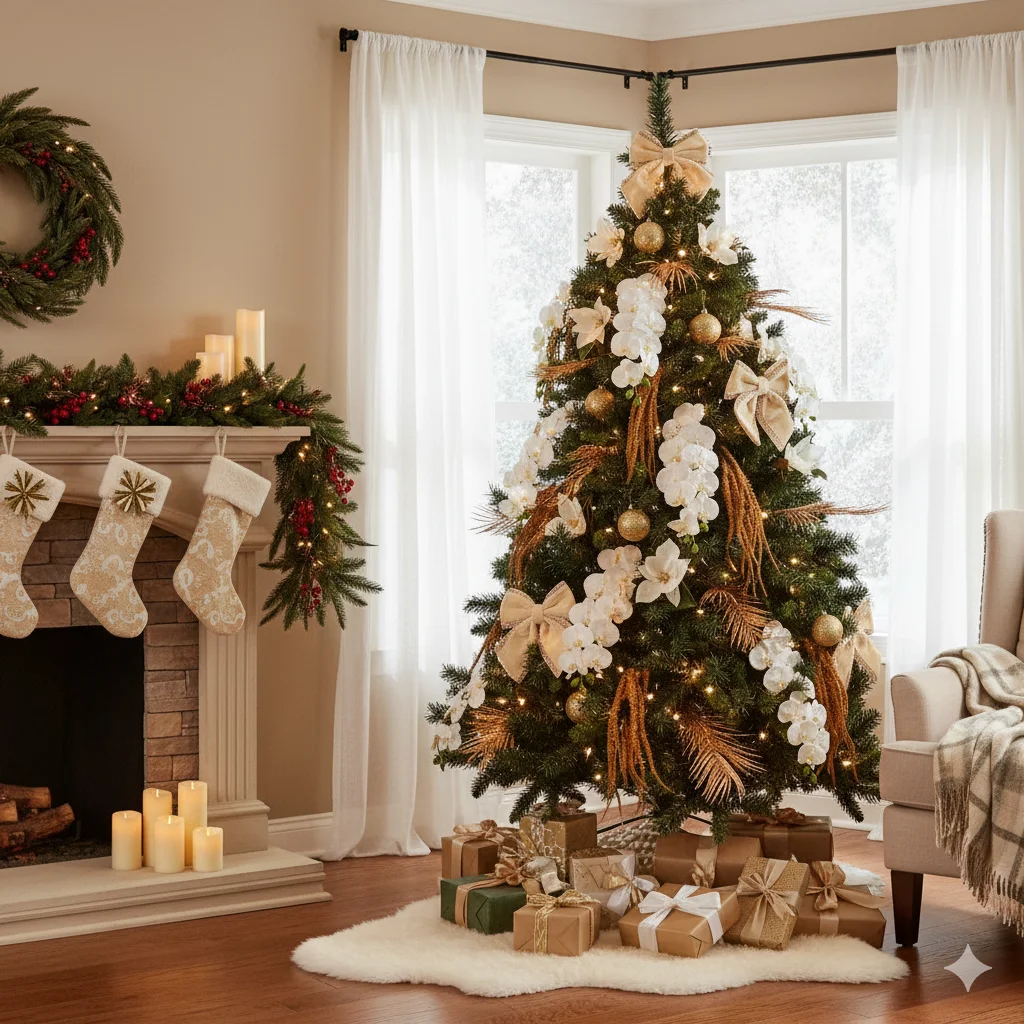 Orchid Christmas Tree - Lifestyle