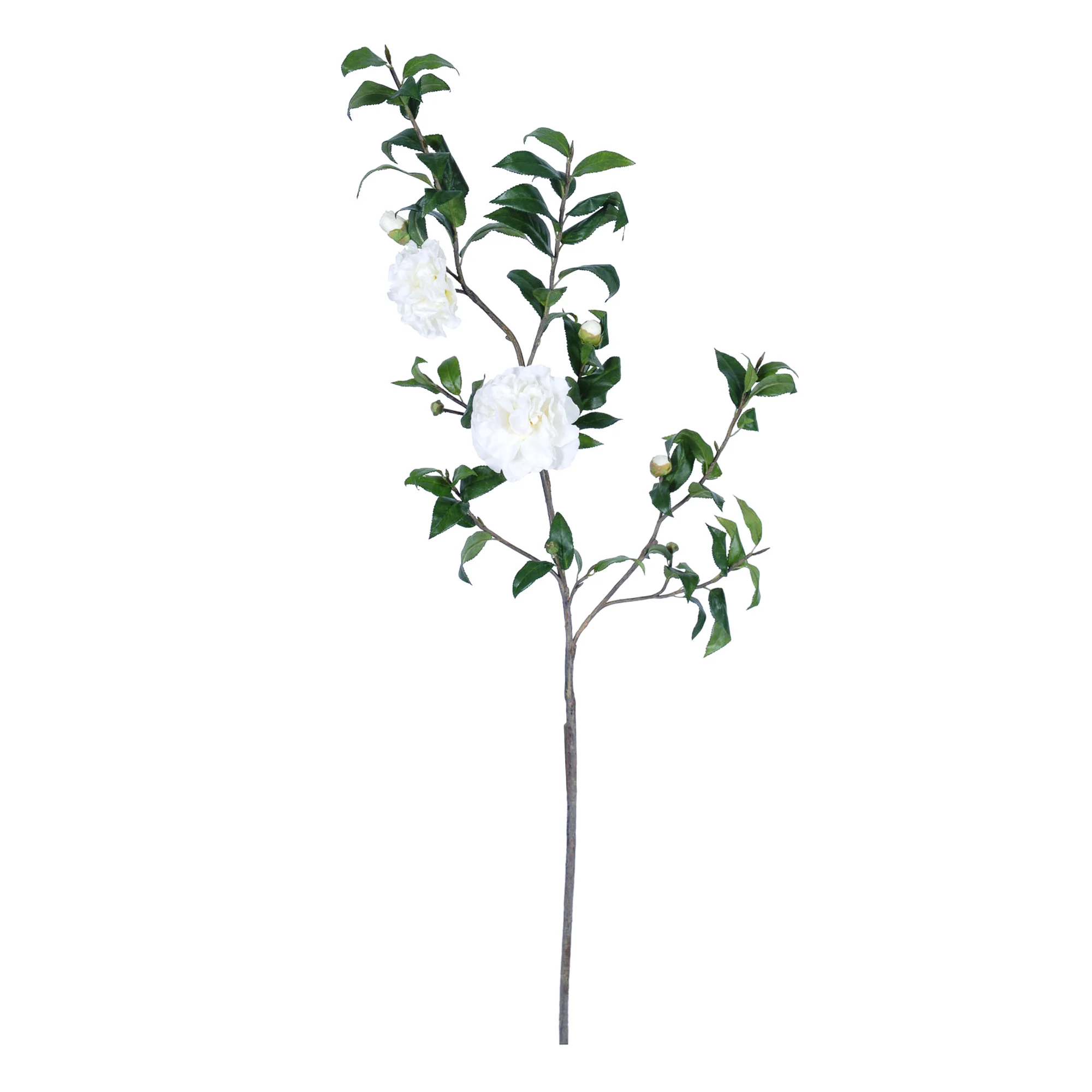 Large White Camellia Artificial Flower Spray 118cm