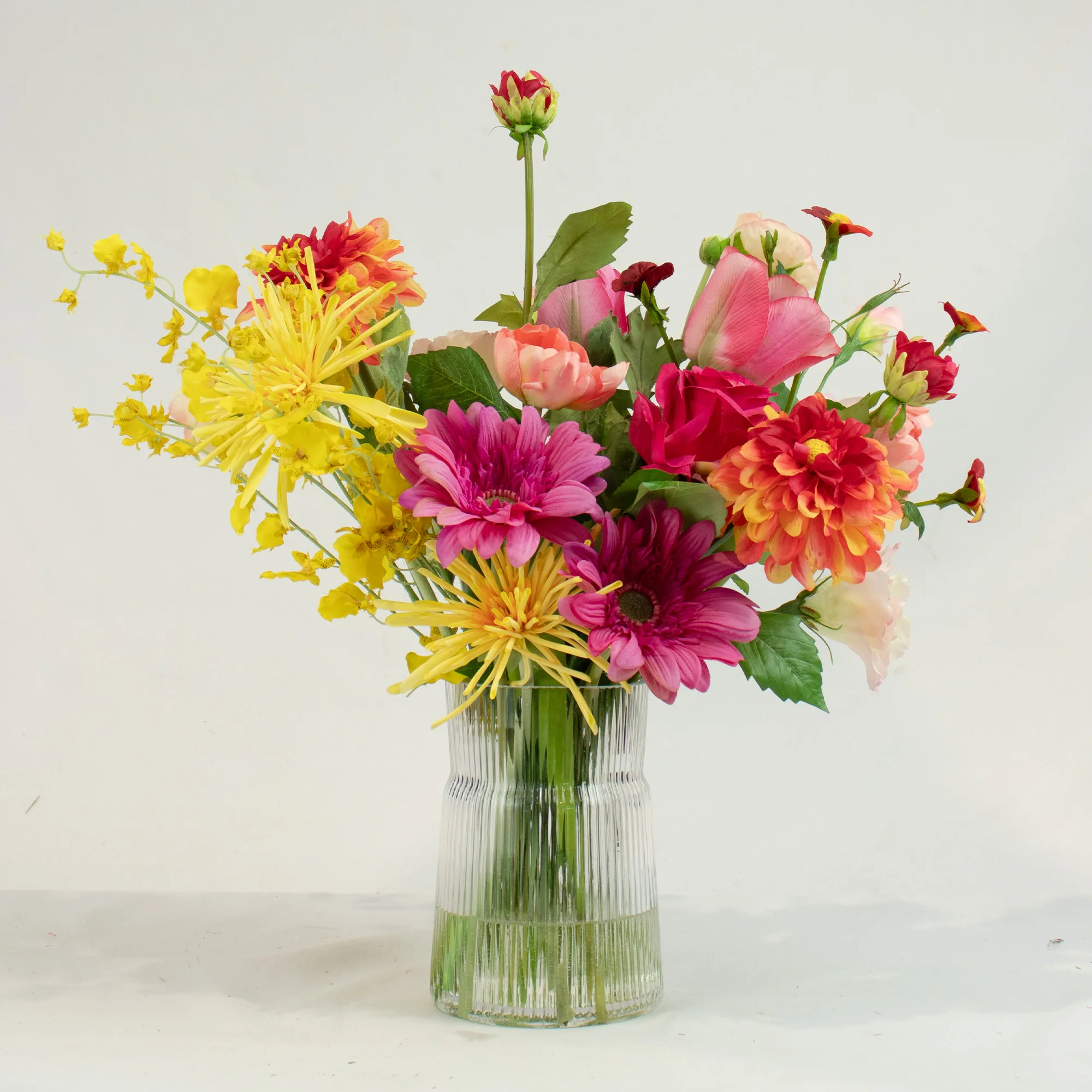 SORBET DELIGHT IN RIBBED VASE