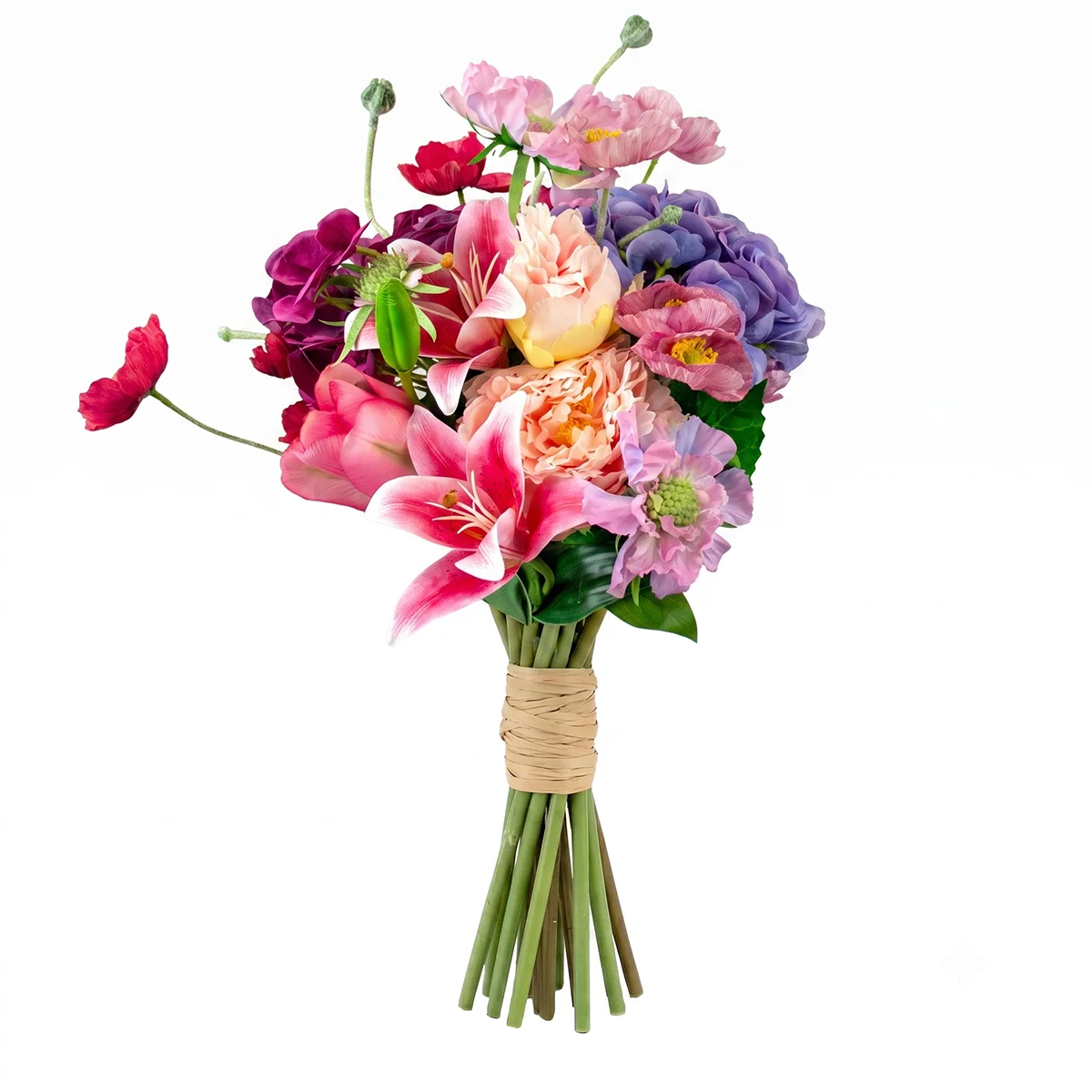 Pink, Mauve & Purple Hand-Tied Floral Bunch