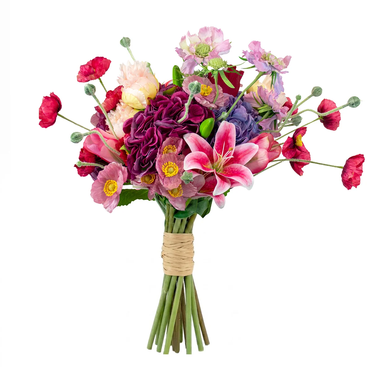 Large Pretty Pink Hand-Tied Floral Bunch