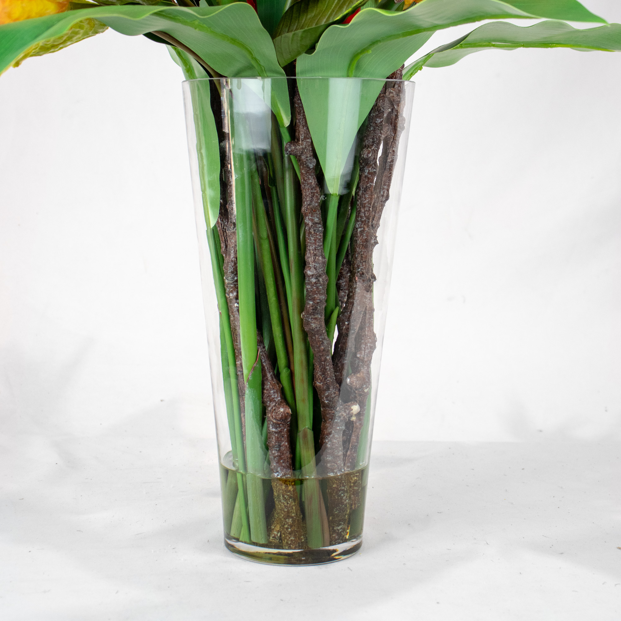 TROPICAL MIX IN CONICAL VASE